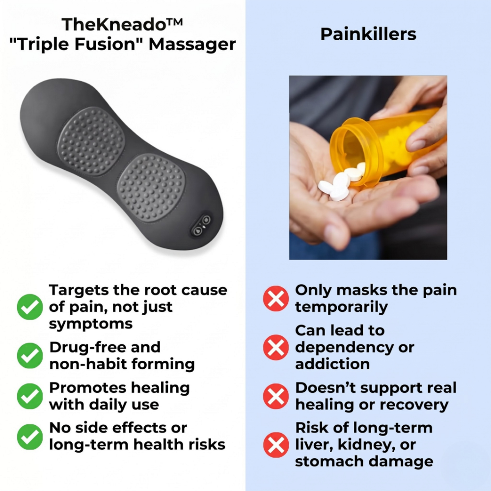 TheKneado™ Massager - Fast Back Pain Relief at Home