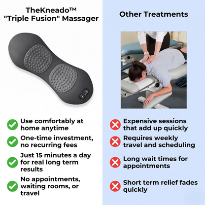 TheKneado™ Massager - Fast Back Pain Relief at Home
