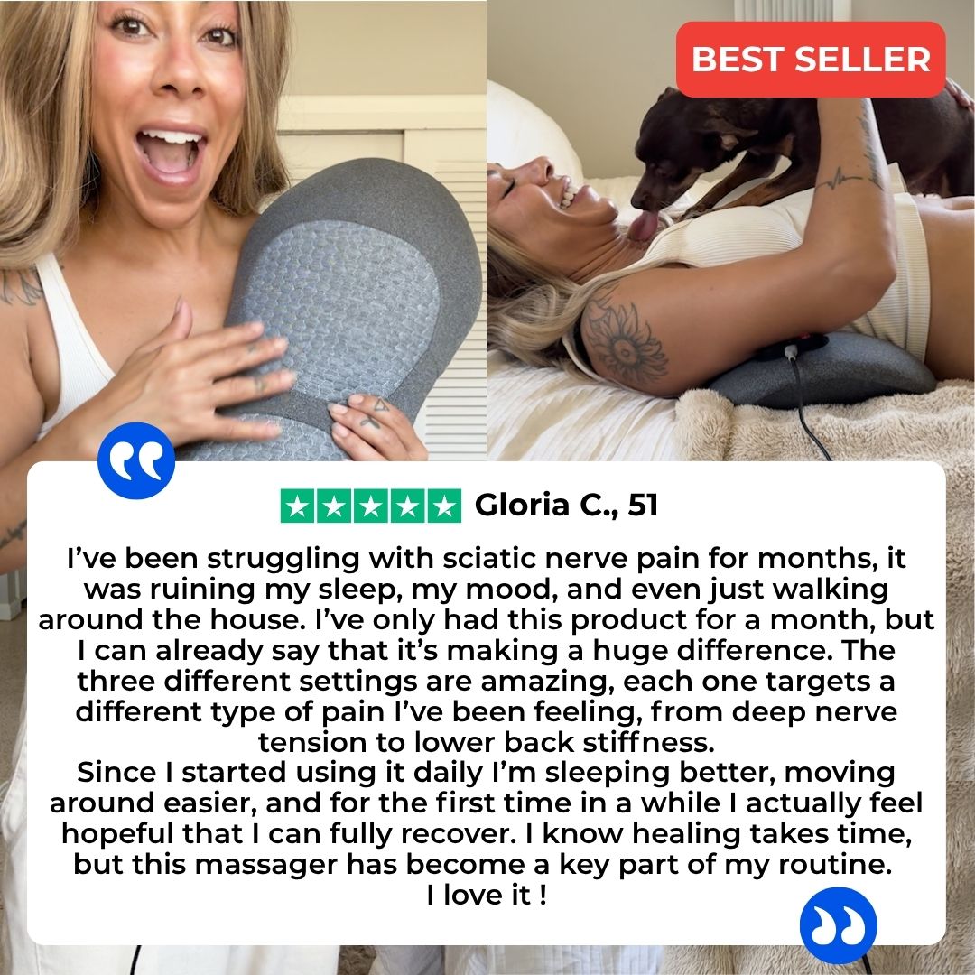 TheKneado™ Massager - Fast Back Pain Relief at Home